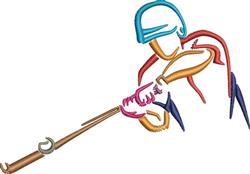 Cartoonish baseball player in a dynamic pose, with a vibrant cap and bat, perfect for sports season.