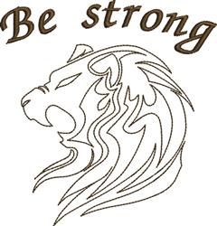 beginner-friendly cat machine embroidery pattern - Be Strong for patchwork quilt blocks