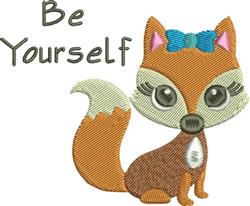 Be Yourself - 5x7 yourself detailed machine embroidery design for cute baby onesies