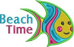 time beginner-friendly machine embroidery - Beach Time for decorative pillow covers