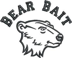 beginner-friendly bear machine embroidery pattern - Bear Bait perfect for Backpacks