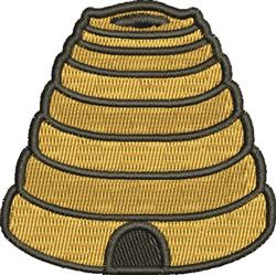 Bee Hive - 4x4 hive detailed machine embroidery design perfect for reusable tote bags