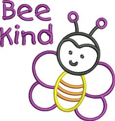 beginner-friendly kind machine embroidery pattern - Bee Kind for Childrens Apparel