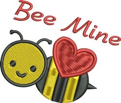 beginner-friendly valentine heart machine embroidery pattern - Bee Mine for Party Banners