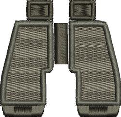 Binoculars - 4x4 binocular beginner-friendly machine embroidery design for Backpacks
