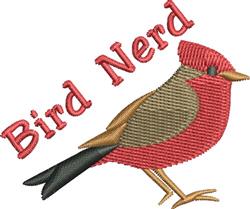 beginner-friendly bird machine embroidery pattern - Bird Nerd for Sports Jerseys