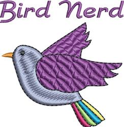 beginner-friendly bird machine embroidery pattern - Bird Nerd for Outdoor Gear