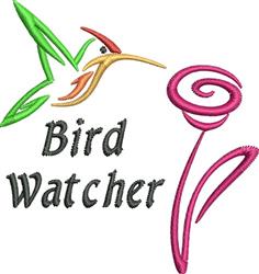 Bird Watcher - 4x4 bird beginner-friendly embroidery design for Garden Aprons