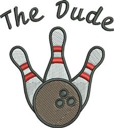 Bowling Dude - 4x4 dude beginner-friendly embroidery design for Childrens Clothing