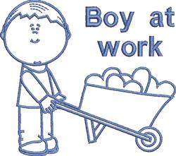 Boy At Work