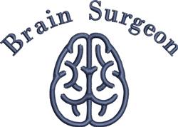 Brain Surgeon - 4x4 surgeon beginner-friendly embroidery design for reusable tote bags