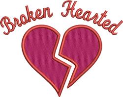 Broken Hearted - 4x4 heart beginner-friendly embroidery design for Beach Towels