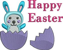 detailed easter bunny rabbit machine embroidery pattern - Bunny And Egg Easter for reusable tote bags