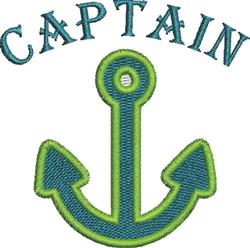 beginner-friendly captain machine embroidery pattern - Captain for kitchen tea towels