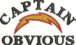 obviou beginner-friendly machine embroidery - Captain Obvious for Party Accessories