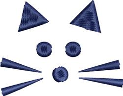 Cat Face - 4x4 kitten quick stitch embroidery design for decorative pillow covers