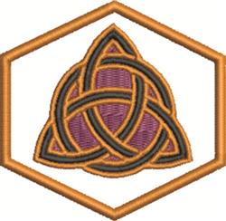 Celtic Knot - 4x4 knot beginner-friendly embroidery design for decorative pillow covers