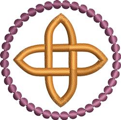 Celtic Knot - 4x4 knot quick stitch machine embroidery design for reusable tote bags