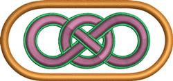 knot beginner-friendly machine embroidery - Celtic Knot perfect for reusable tote bags