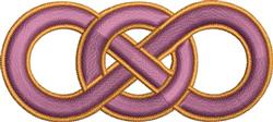 knot beginner-friendly machine embroidery - Celtic Knot for decorative pillow covers