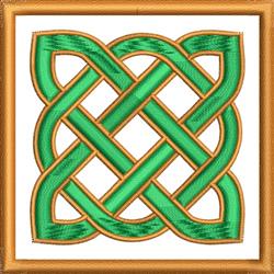 Celtic Knot - 4x4 knot detailed machine embroidery design for patchwork quilt blocks