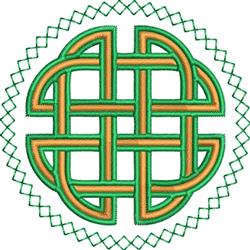 beginner-friendly knot machine embroidery pattern - Celtic Knot for decorative pillow covers