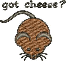 beginner-friendly mouse machine embroidery pattern - Cheese Mouse for cute baby onesies