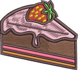 cheesecake beginner-friendly machine embroidery - Cheesecake perfect for kitchen aprons