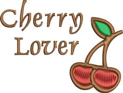 Cherry Lover - 4x4 leaf beginner-friendly embroidery design for Birthday Party Decorations