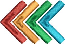 quick stitch chevron machine embroidery pattern - Chevrons for decorative pillow covers