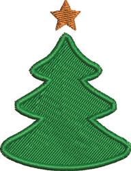 tree beginner-friendly machine embroidery - Christmas Tree for decorative pillow covers