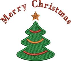 Christmas Tree - 4x4 tree beginner-friendly embroidery design for kitchen aprons