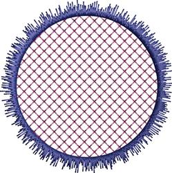 Circle Accent - 4x4 accent beginner-friendly embroidery design for festive table runners