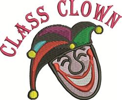 Class Clown - 4x4 clown detailed machine embroidery design for Costume Accessories
