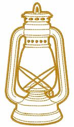 Classic lantern with geometric outlines and clean lines, showcasing vintage minimalism in home decor.