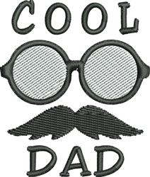 beginner-friendly dad machine embroidery pattern - Cool Dad perfect for kitchen aprons