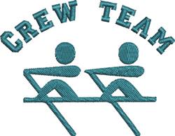 team beginner-friendly machine embroidery - Crew Team perfect for Team Uniforms
