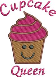 queen beginner-friendly machine embroidery - Cupcake Queen for reusable tote bags