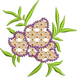 beginner-friendly daisy machine embroidery pattern - Daisies perfect for kitchen aprons