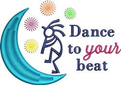 Dance Beat - 5x7 beat beginner-friendly machine embroidery design for kitchen aprons