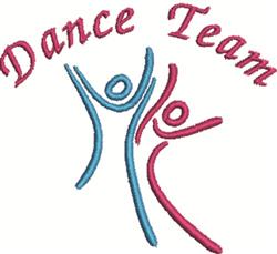 Dance Team - 4x4 team beginner-friendly machine embroidery design for Work Uniforms