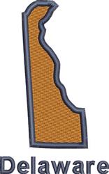 beginner-friendly delaware machine embroidery pattern - Delaware for reusable tote bags