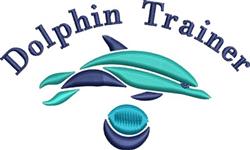 Dolphin Trainer - 4x4 trainer beginner-friendly embroidery design for Childrens apparel