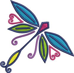 dragonfly beginner-friendly machine embroidery - Dragonfly for reusable tote bags