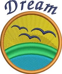Dream - 4x4 bird beginner-friendly machine embroidery design for reusable tote bags