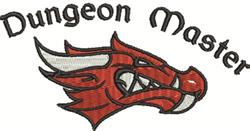 Dungeon Master - 5x7 monster detailed machine embroidery design for Health Campaigns