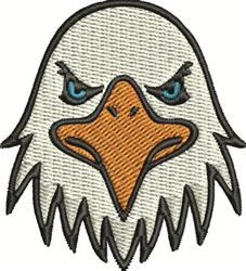 Eagle Head - 4x4 bird beginner-friendly machine embroidery design perfect for Hats