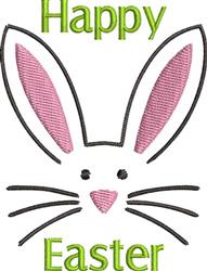 bunny rabbit beginner-friendly machine embroidery - Easter Bunny Face for decorative pillow covers