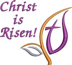 Easter Greetings - 4x4 leaf beginner-friendly embroidery design for Church Banners