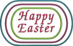 Easter Sign - 5x7 sign beginner-friendly machine embroidery design for Gift Wrap